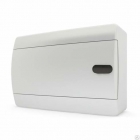 Щит пластиковый навесной 12 мод IP41 (кнопка) белая дверца Tekfor
