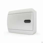 Щит пластиковый навесной 6 мод IP41 (кнопка) белая дверца Tekfor