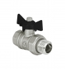 Кран шаровый 1/2" ВР/НР бабочка американка Delta PRO VALFEX