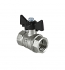 Кран шаровый 1/2" ВР/ВР бабочка Delta PRO VALFEX