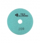Алмазный гибкий шлифовальный круг "Черепашка" 100мм №200 мокрая шлифовка