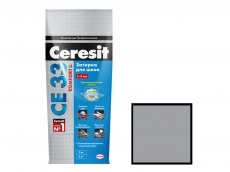 Затирка Ceresit CE 33/2 для швов 2-5мм S антрацит 2 кг