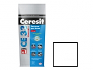 Затирка Ceresit CE 33/2 для швов 2-5мм S белый 2 кг