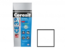 Затирка Ceresit CE 33/2 для швов 2-5мм S белый 5 кг