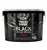 Краска Dufa ВД TREND FARBE BLACK RAL 9005 (черная) 10л
