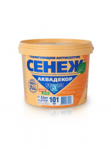 Тонирующий антисептик СЕНЕЖ Аквадекор 101 Графит 2,5кг