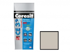 Затирка Ceresit CE 33/2 для швов2-5мм S серая 5 кг