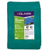 Тент универсальный влагозащитный X-Glass 6х10м, 120гр/м2 c люверсами