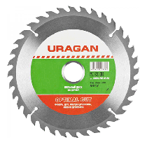 Диск пильный URAGAN по дереву оптимальный рез ф230х30 36Т