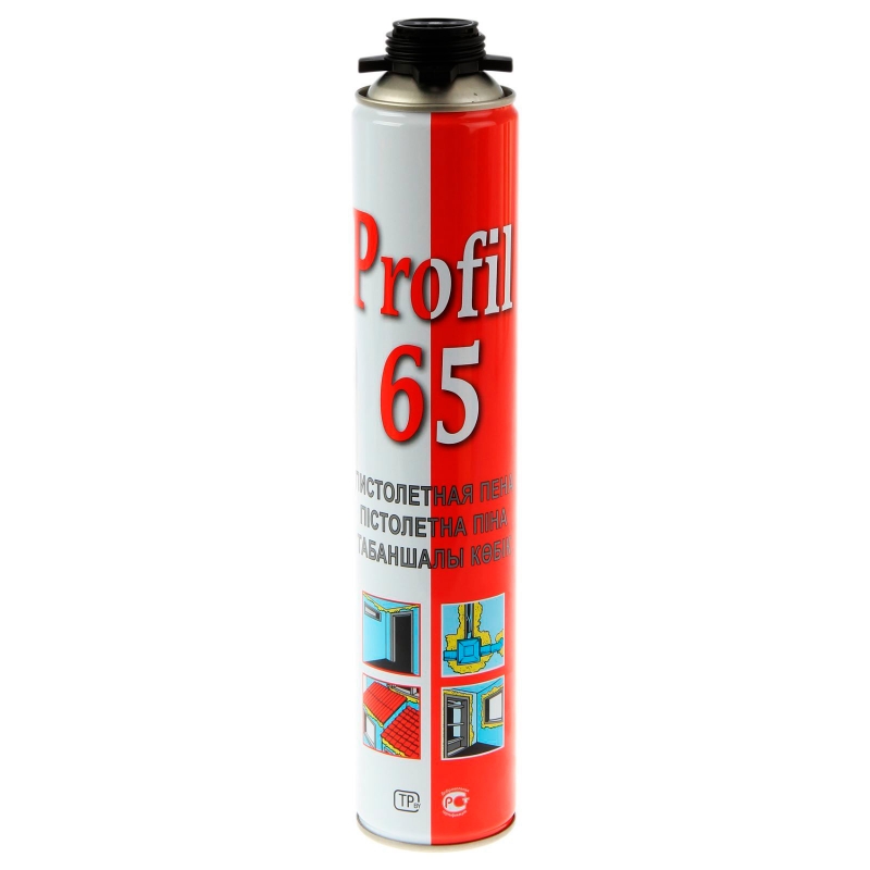Пена пистолетная PROFIL 65 ПРО 820мл (12)