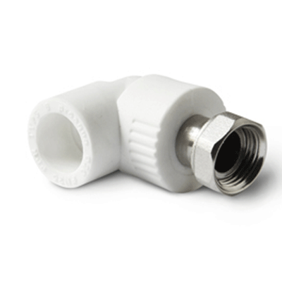 Уголок с накидной гайкой 20x1/2'' ProAqua белый PA29208Б