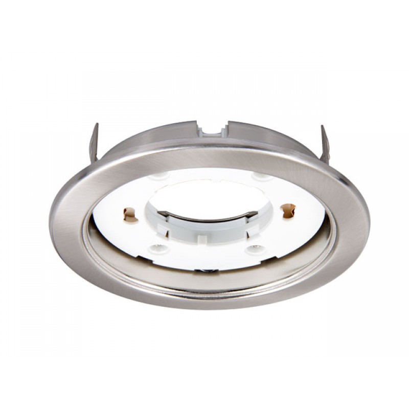 Точечный светильник GX53 15W IP20 39х106мм глянцевый хром JazzWay