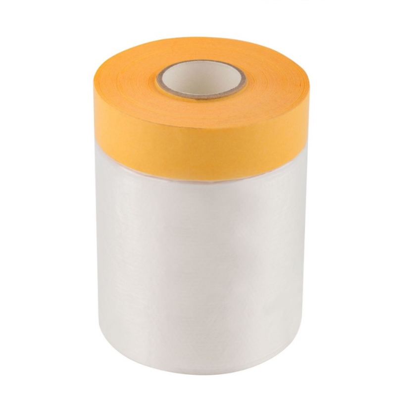Пленка защитная Master Color Clever Cover 7 мкм 0,55х33 м с золотистой малярной лентой