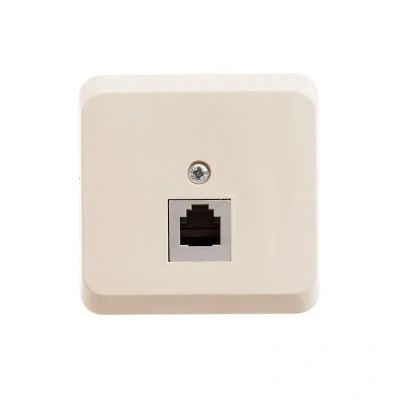 Розетка о/п телефонная RJ-11 крем ЭТЮД Schneider Electric
