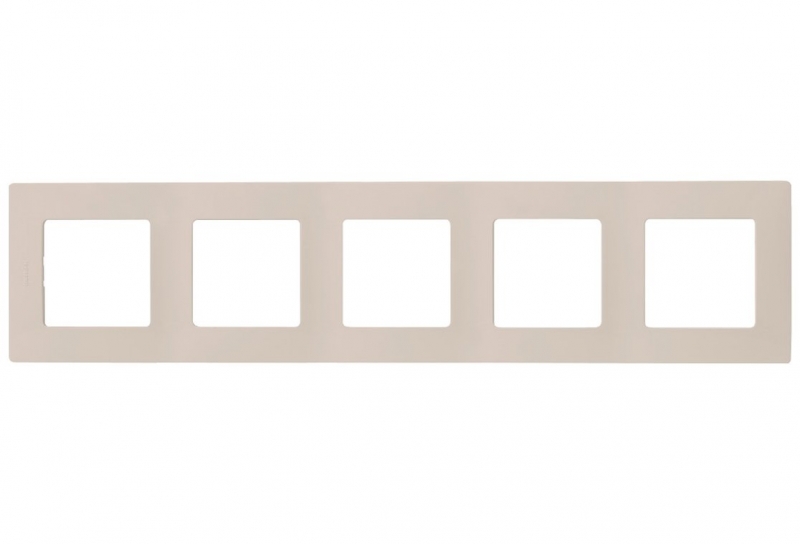 Рамка пятиместная словая кость Etika