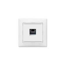 Механизм розетки телефонной RJ11 белый VALENA