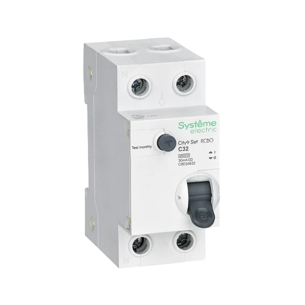 Дифференциальный автомат City 9 2мод. 2P 32А 30mA AС Schneider Electric