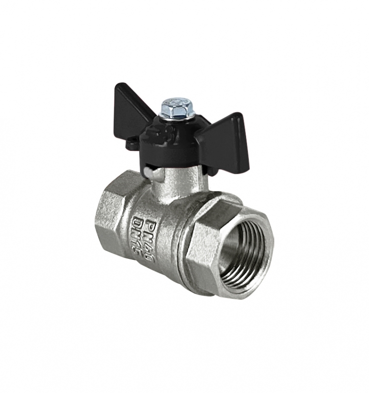 Кран шаровый 3/4" ВР/ВР бабочка Delta PRO VALFEX